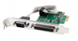 Gembird Carte port serie + lpt, PCI Express, profile bas PEX-COMLPT-01