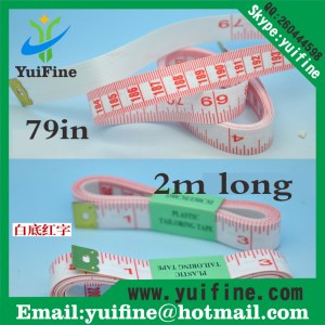 Hot Sell! 2m PVC White Tailor Tape Measure/2 Meters Long Soft Measuring Tape Hand Tools...