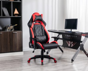 Custom Red Reclining Seat Gaming Chair Bulk For Sale