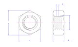 ANSI/ASME B18.2.2 Heavy Hex Nuts