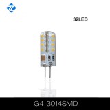 AC 220~240V g4 led 2.5w high lumens use 32pcs SMD 3014 LED chips best LED G4 light repl...