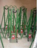 Cable drum jacks with stepped construction