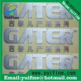 High quality trademark Electroformed sticker Metal label/Logo Name Plate Adhesive nicke...