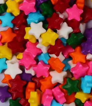Mini Small Star Sprinkles Press Candy