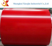 Color coated steel coil/sheet in red color coated with Nippon paint