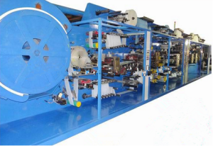 Full Automatic High Speed Frequency Baby Diaper Machine