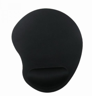 Gembird Tapis de souris avec support souple au poignet, noir MP-ERGO-01