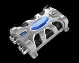 12 LED bleue flash voyants Autoradio condensateurs