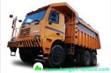 Dump truck, pick-up truck
