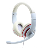 Gembird Casque audio avec micro - Blanc - MHS-03-WTRD