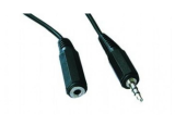 Gembird 3,5mm - 3,5mm - Femelle - 2 m - Noir CCA-423-2M