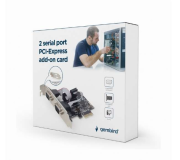 Gembird Carte 2 ports serie type PCI-Express SPC-22
