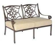 Outdoor Money Flower Design Cast Aluminum Garden Sofa Sets General Use In Patio Cast Al...