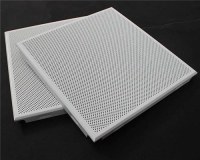 Perforated Aluminium Soundproofing Snap Clip In Metal Ceiling Tiles