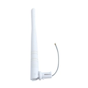 3dBi 2.4G rubber antenna with cable, white