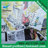 Customized Logo 3D Soft PVC Label Soft Flexible Plastic Silver/Gold Sticker PVC Tag Wit...