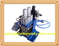 LL-3FN Pneumatic Wire Twisting Stripping Machine For Multicore Cable