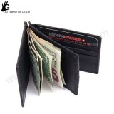 Europe best-seller money clip wallet, genuine leather money clip wallet oem factory
