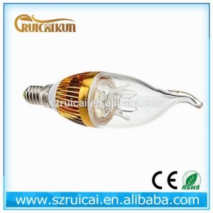 3w e14 led candle light bulb