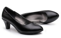 Genuine leather work shoes for women former/occupational/dress shoes