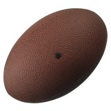 Embossed Classic Brown Rugby Ball