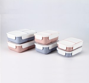 Plastic Well-sealed and Locked Kids Bento Box