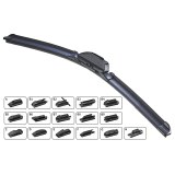 Bosoko S986 Front Flat Wiper Blades with Double Spring Steels