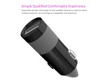 2.1A Single USB Mobile Car Charger for Huawei P8