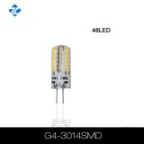 Car light New Arrival G4 Light 2.5W 48pcsSMD 3014 Led Bulb Replace 30W halogen lamp 360...
