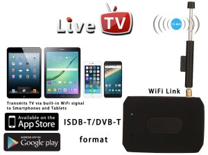 Mobile DVBT Digital TV Box DVB-T Wifi ISDB-T DTV Lien en direct dans le tuner TV récept...