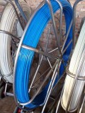 Fiberglass duct rod with wire coating