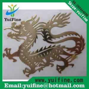 High qualtiy trademark Electroformed Metal sticker/Logo Name Plate sel adhesive nickel...