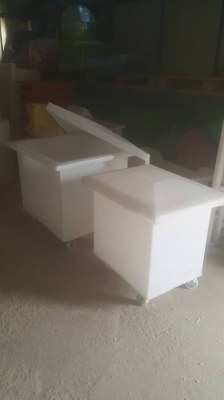 Bac à roulette alimentaire 54X50X52 cm / 120 L