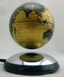 SmallDeco Maglev Magnetic Rotating Levitation Floating Rotating 6 inch Globe With Semi...