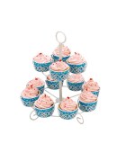 12 Cupcakes Decorated Cupcake Stand With Powder Coating