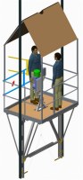 Adjustable Powered Elevator/Lift False Car Kit ( Guided Working Platform For Elevator...)
