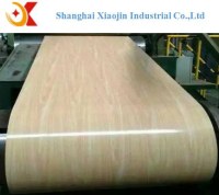 Wood grain series color coated steel coil,ppgi coil
