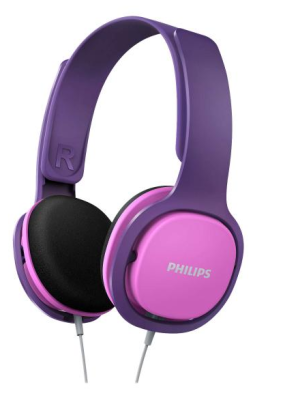 Casque Philips On-Ear SHK2000PK/00 Rose/Violet