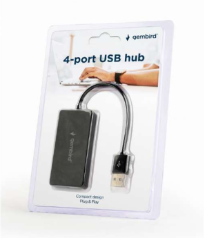 Gembird HUB usb avec 4-ports - UHB-U2P4-04