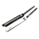 3T FUNDR PRO Full Carbon Fibre Road Bicycle Bike Front Fork Black UD/White Paint