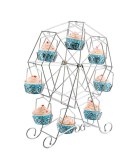 8 Cups Metal Ferris Wheel Cupcake Holder With Chrome Plated