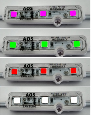 Outdoor injection led module for advertising signages and light box