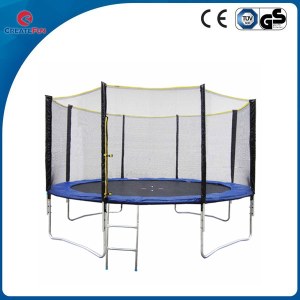 CreateFun Hot sale Kids Large Round 10ft tramoline with Enclosure