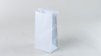 Transverse Clip White Kraft Vomit Bag /Airsickness Bag
