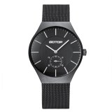 MATT BLACK STAINLESS STEEL MEN'S WATCH MANUFACTURER
