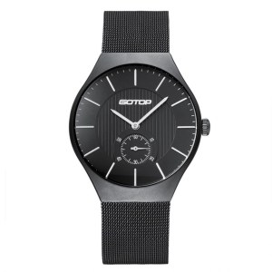 MATT BLACK STAINLESS STEEL MEN'S WATCH MANUFACTURER