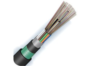 Direct Burry Fiber Optic Cable|GYTA53 Fiber Cable 24 Core SM Aluminum Armored Double Sh...