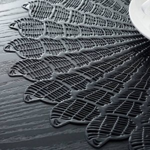 WANTU JH8008 BLACK Vinyl Placemat