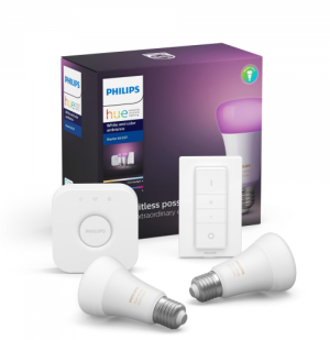 Philips Hue - 2xE27 +Pont & Gradateur Ambiance Couleur- 929002216806