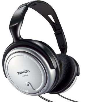 Philips Casque audio Noir-Argenté SHP2500/10